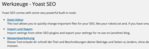 - Herramientas Yoast SEO