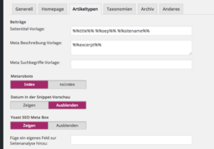 YOAST 3.1.3 - Titres & Métas - Metarobot, date, etc.