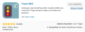 YOAST SEO Installation