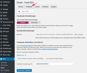 Yoast SEO Facebook