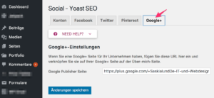 Yoast SEO Google+
