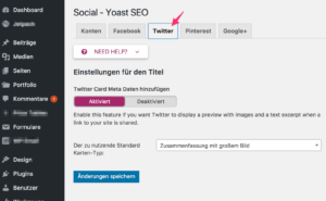 Yoast SEO Twitter
