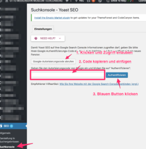Console de recherche - Yoast SEO