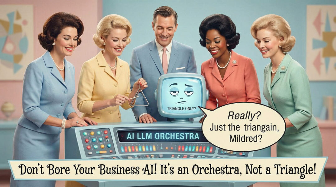 Das KI-Orchester: Warum die meisten Unternehmen für eine Symphonie zahlen und nur ein Solo hören