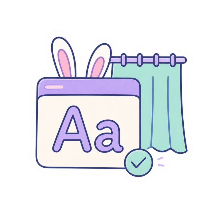 Illustration für BunnyFonts for Divi